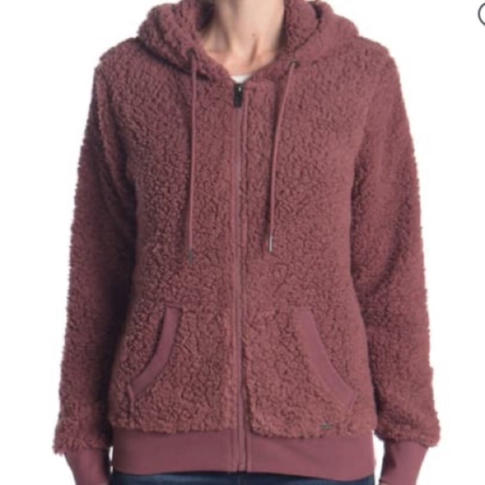 Andrew Marc Teddy Fleece Jacket - Picture 2 of 3